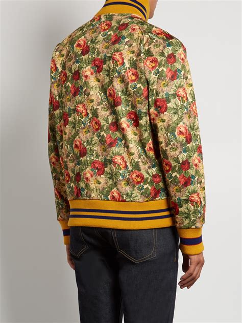 gucci floral jacket men|vintage Gucci jacket men's.